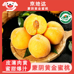 京地达 山东蒙阴黄金蜜桃 150g+ 3斤大果装