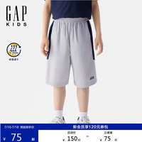 Gap 男童夏季款logo拼接吸湿速干短裤儿童装766462