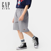 Gap/盖璞 男童细斜纹梭织短裤