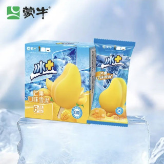蒙牛 冰+芒果口味雪泥 75g*6支/盒