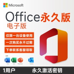 微软 一次买断微软office2024永久激活office2019终身版2021mac
