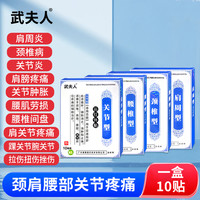 武夫人 颈肩腰腿骨关节专用膏药贴10贴