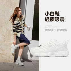斯凯奇 女鞋运动鞋休闲鞋防滑纯色低帮77200 WHITE 8