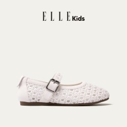 ELLE kids ELLEkids童鞋 女童凉鞋法式夏季新款儿童玛丽珍凉鞋透气浅口单鞋