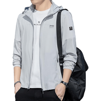 JEEP SPIRIT 防紫外线冰丝透气 男士防晒服