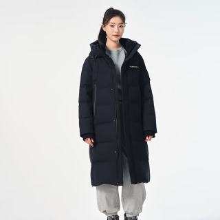 坦博尔 情侣极寒鹅绒连帽羽绒服长款TF236769 凯特蓝 M