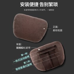 尼客 030 冲孔头枕 黑色1个