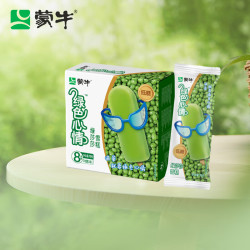 蒙牛 绿色心情 低糖绿莎莎雪糕70g×8支