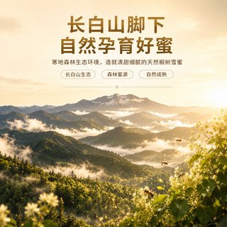 虎峰岭 东北椴树雪蜜 500g 结晶白蜜