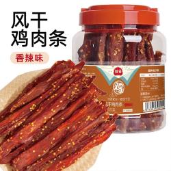 林安 风干鸡肉干 香辣味 500g罐装
