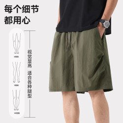 凡客诚品 工装短裤 军绿 XL