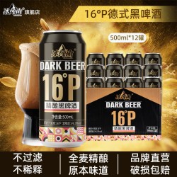 冰纯山 原麦之浓度16P 黑啤  组合装 1x1x500ml 500ml
