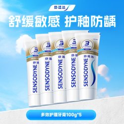 舒适达 基础护理系列 多效护理牙膏 100g*5