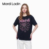 值友专享、今日必买：小雏菊 MARDI LADIN 100%棉撞色短袖宽松T恤 三色可选 DTX2622147
