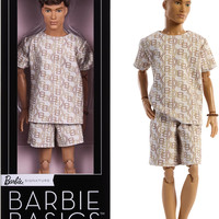 Barbie Ken Basics Signature Barbie Basics 10 模型收藏玩偶,带可移动身体芭比娃娃,适合 6 岁及以上,中性 JJX29