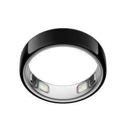 Oura Ring 5 – 黑色 – 尺码 11 – 世界上最小的智能戒指 – 睡眠、活动、女性健康、人工智能顾问、1 周电池寿命、购买前尺寸,兼容 Android 和 iOS
