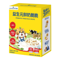 贝贝哩 烤鲜奶脆脆 0添加蔗糖 60g 婴幼儿零食