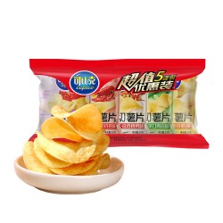 可比克 薯片超值五连包30g*5包多口味组合装零食分享办公室下午茶