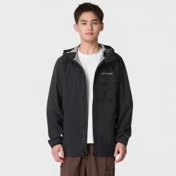 Columbia 男装 运动服户外跑步训练徒步登山单薄冲锋衣外套时尚休闲夹克 WE4517011 S