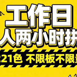 221色单人2h拼豆（不限板不限量）