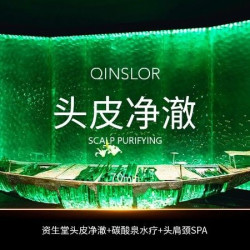 80min资生堂头皮净澈+碳酸泉水疗+头肩颈SPA