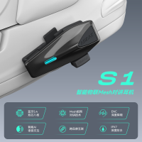ASMAX S1 重低音摩托车头盔蓝牙耳机骑行降噪防水防冻