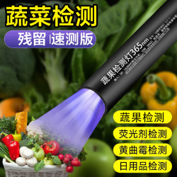 蔬果检测灯 X2 紫光灯 365nm 紫外线残留检测笔