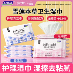 妇炎洁 本草卫生湿巾 10片*5包