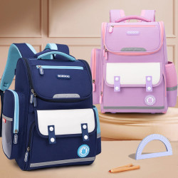 巴布豆 小学生书包 男女童 1-3年级 4-6年级 减压护脊 超轻大容量