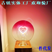 爱心灯氛围灯小夜灯卧室宿舍桌面轻奢客厅光影台灯送女友礼物发光
