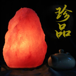 喜马拉雅 创意 礼品卧室床头矿物小夜灯 鸽血红