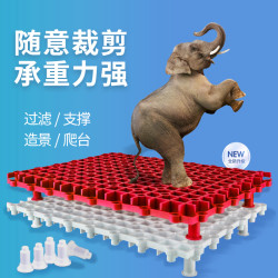鱼缸底滤板滤材堵水垫板多功能干湿分离造景滤板可裁剪分割分层