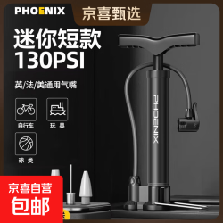 PHOENIX 不锈钢高压便携短款打气筒
