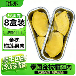 璐亦 泰国新鲜冷冻金枕榴莲 100g/盒5