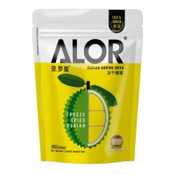 亚罗星 马来西亚榴莲干特产零食冻干香脆榴莲干50g/袋