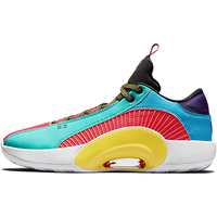 AIR JORDAN 正代系列 Air Jordan 35 Low Pf 中性篮球鞋 DJ2831-300 蓝色/红色/黄色 40.5