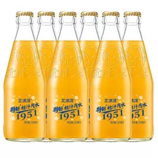 88VIP：北冰洋 特制玻璃瓶桔子汽水 330mlx12瓶