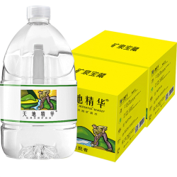 天地精华 天然矿泉水4.5L/升*4桶装弱碱性家庭桶装饮用水整箱特价