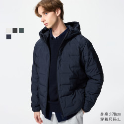 优衣库 男士连帽棉服外套 478268