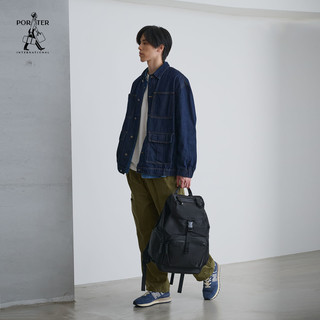 PORTER INTERNATIONAL 尼龙插扣多功能男士双肩包