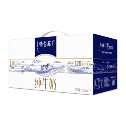 蒙牛 特仑苏全脂纯牛奶 250ml*12盒