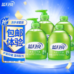 蓝月亮 芦荟抑菌洗手液 500g*2+无按压泵500g*2