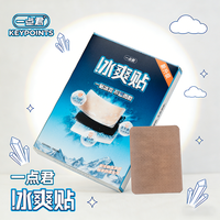 一点君 冰爽贴关节护理冰爽感天然植物膏贴冰凉体感冰凉贴6片装