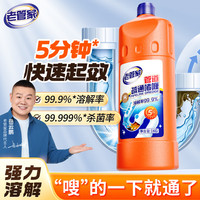 老管家 厨房下水道疏通剂油污堵塞通厕所马桶强力溶解清洁除臭 1kg 1瓶