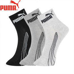 PUMA 男士运动休闲款透气吸汗中筒棉袜 10057154373116