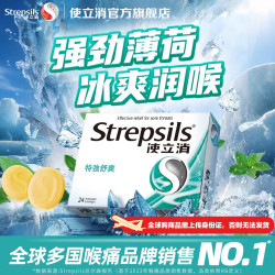 使立消 润喉糖 薄荷味 24粒