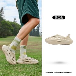 乔丹 毒牙|乔丹运动拖鞋男2024夏季洞洞鞋防滑透气软底鞋子男鞋