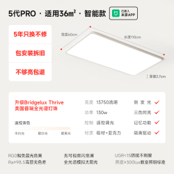 简顿 全光谱无缝护眼吸客厅吸顶灯5代pro超薄现代简约包安装