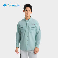 Columbia 2026秋冬新款 哥伦比亚 男薄防晒UPF50快干透气休闲长袖衬衫