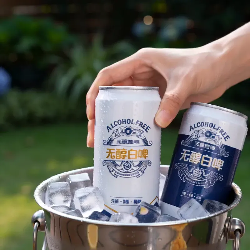 淘金币35.45元：燕京啤酒 无醇 无醇啤酒 330ml*24罐 礼盒装